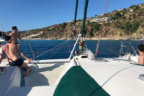 Ryan Schulteis enjoying his vacation with his partner.